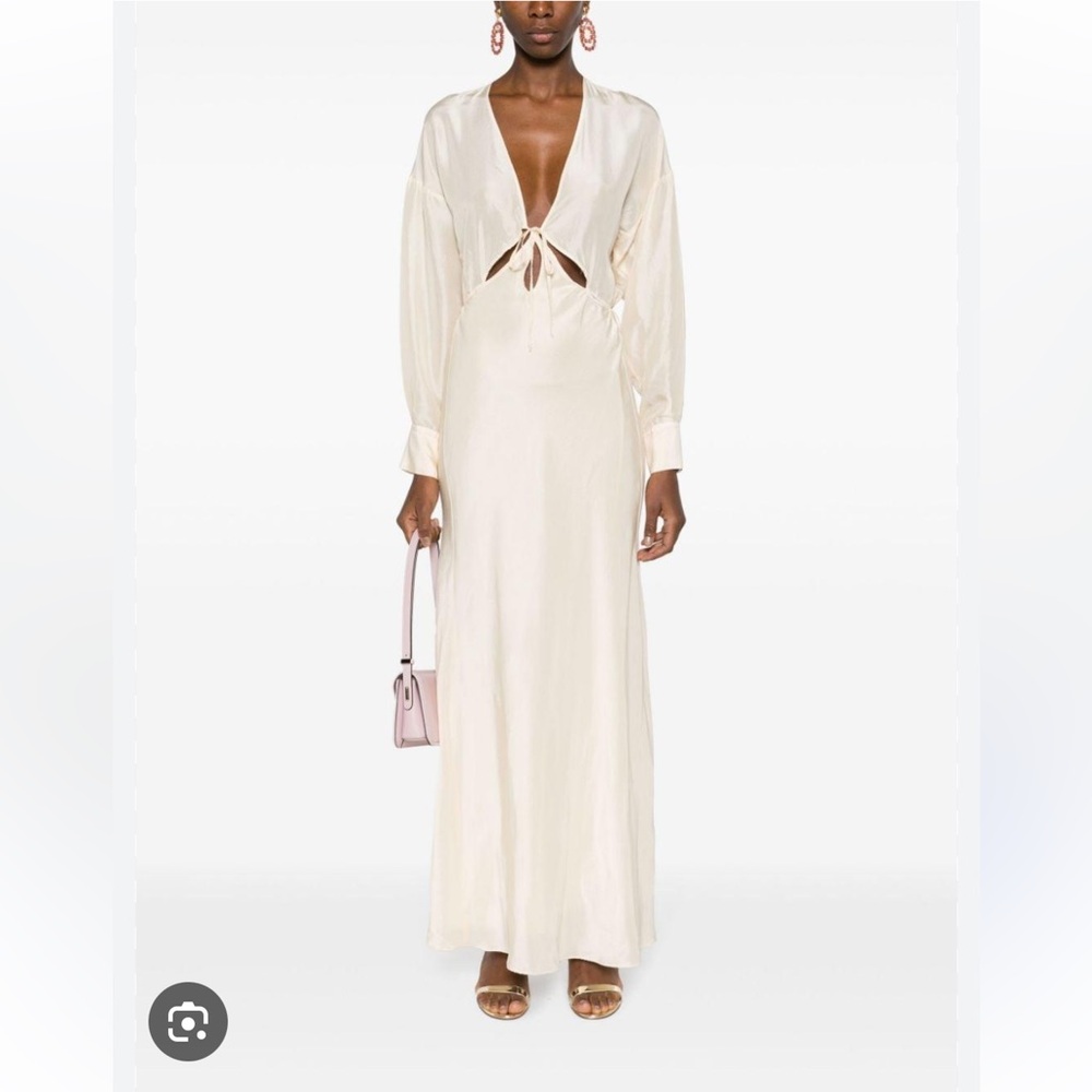 Forte Forte Silk Cream Maxi Dress